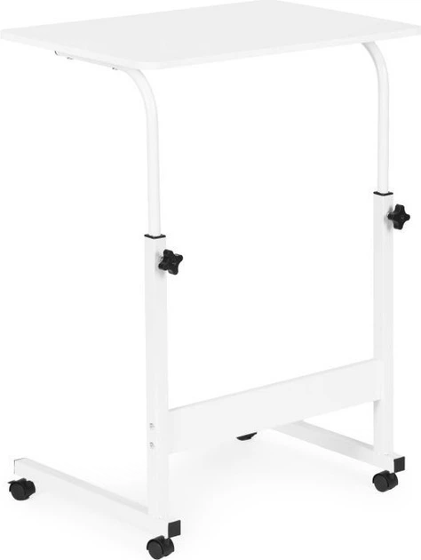 Mobilny stolik boczny ModernHome by Multistore regulowany 60 x 89 x 40 cm TH-LD-5 Biały (5905817011155) - obraz 3