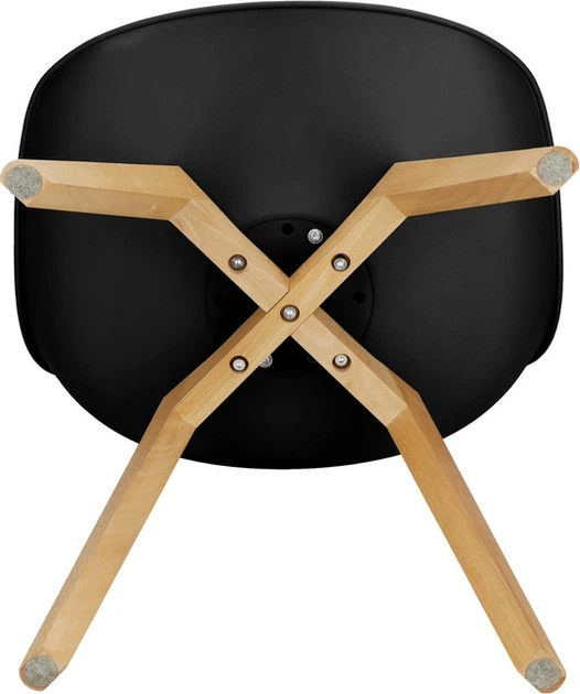 Krzesło do kuchni i salonu Springos Verde DC0015 Czarne (5907719469973) - obraz 7