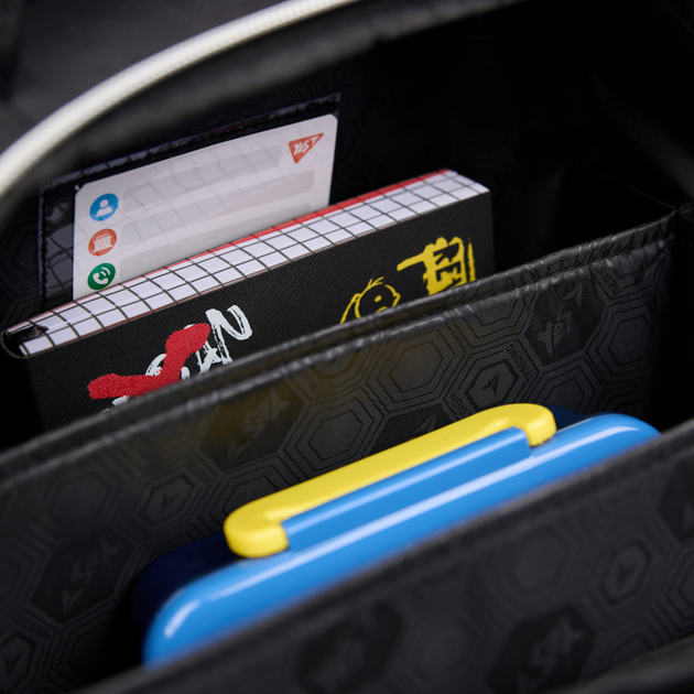 Рюкзак каркасный YES 559897 H-100 Game On ортопедический для мальчика геймерский черный - изображение 7