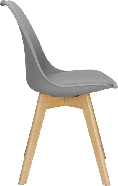 Krzesło do kuchni i salonu Springos Verde DC0017 Szare (5907719469997) - obraz 3