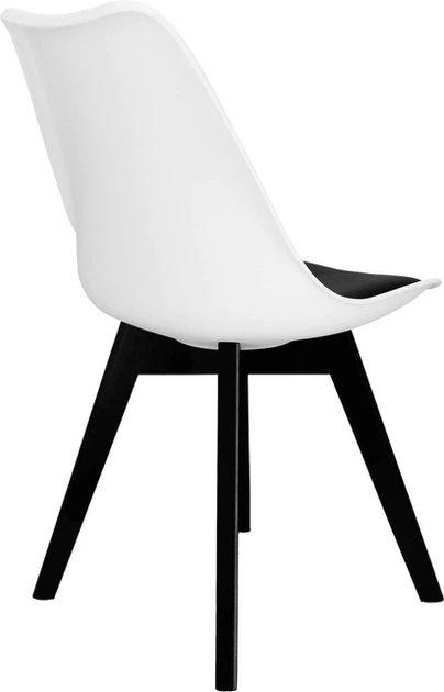 Krzesło do kuchni i salonu Springos Verde DC0020 Biało-czarne (5907719470023) - obraz 7