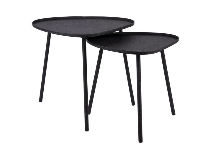 Stolik kawowy Leitmotiv 95416 Boaz metalowy 43 cm Czarny (8714302731846) - obraz 4