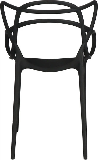 Krzesło do kuchni i salonu Springos Matrix DC0024 Czarne (5907719470061) - obraz 3