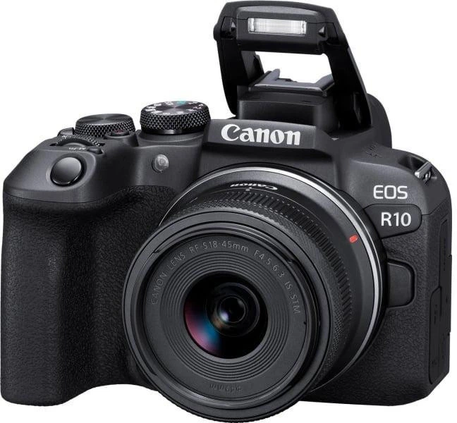 Canon EOS R10 Kit RF-S 18-45mm IS STM Black (5331C047) - Фото 3 Canon EOS R10 Kit RF-S 18-45mm IS STM Black (5331C047) - зображення 3