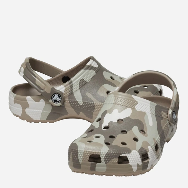 Чоловічі крокси Crocs Classic Printed Camo Clog 206454-2ZJ 46-47 (M12) Камуфляж (196265544967) - зображення 3
