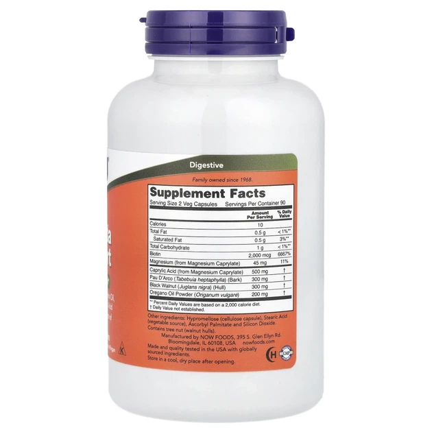 Підтримка при кандидозі NOW Foods (Candida Support) 180 рослинних капсул (NOW-03319) - изображение 2