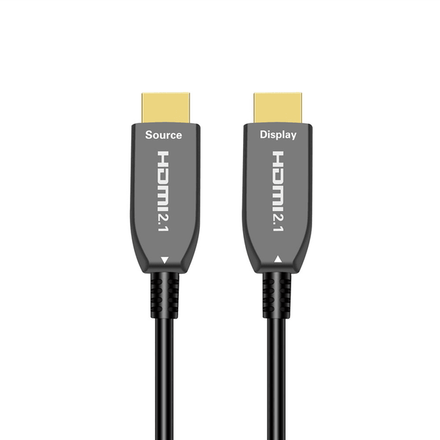 Оптический кабель HDMI 2.1, 8K/60Hz, 4K/144Гц, AOC, HDR, eARC, Folem Optil - 15 метров - изображение 5