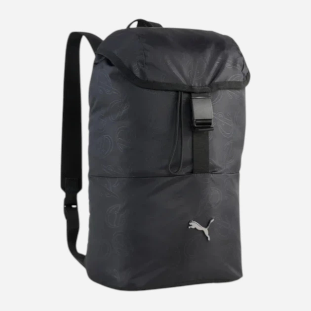 Рюкзак женский спортивный 12,5 л вмещает формат А4 Puma Pop 09171807 Black-Script AOP (4069161281754) - Фото 1 Рюкзак женский спортивный 12,5 л вмещает формат А4 Puma Pop 09171807 Black-Script AOP (4069161281754) - изображение 1