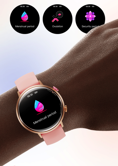 Смарт часы женские LEMFO W2 Pink (тонометр, пульсоксиметр) Amoled экран - Фото 14 Смарт часы женские LEMFO W2 Pink (тонометр, пульсоксиметр) Amoled экран - изображение 14
