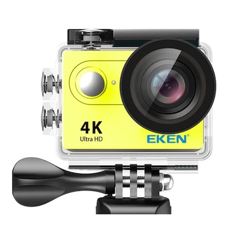 Экшн-камера Eken H9R Ultra HD Action с пультом Желтый - Фото 1 Экшн-камера Eken H9R Ultra HD Action с пультом Желтый - изображение 1