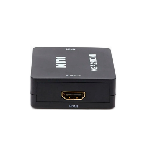 Перехідник VGA to HDMI з підтримкою аудіо чорний (LKMTR_853398) - зображення 2