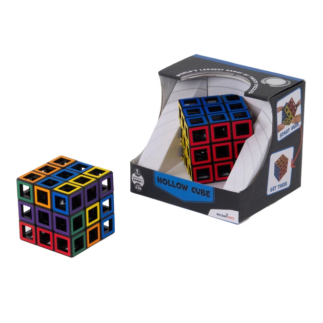 Łamigłówka Recent Toys Hollow Cube Brainteaser Puzzle Cube kostka logiczna (M5079) (8717278850795) - obraz 3