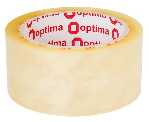 Скотч пакувальний Optima Extra 48мм х 70м 43мкм прозрачний (O45328) - Фото 1 Скотч пакувальний Optima Extra 48мм х 70м 43мкм прозрачний (O45328) - зображення 1