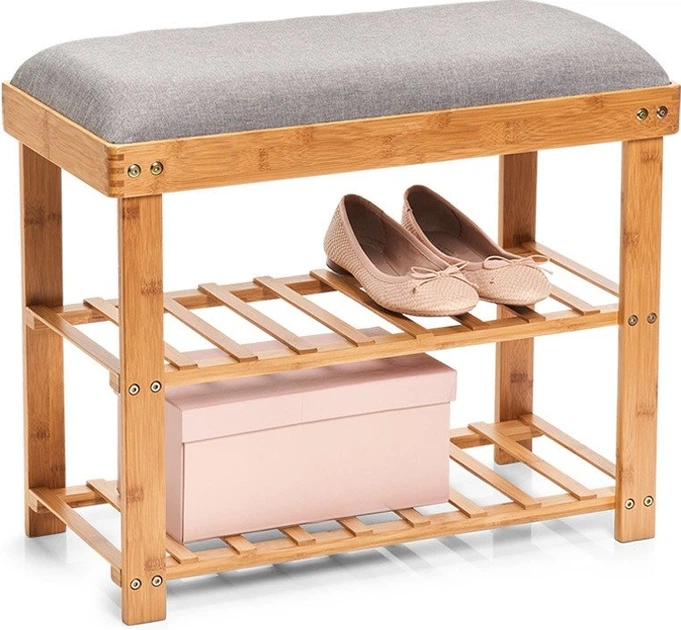 Полиця для взуття Zeller з сидінням (4003368142357) - зображення 2