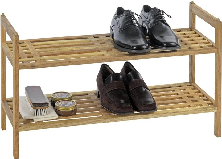 Стійка для взуття Wenko Norway натуральна 2 рівні (4008838186169) - зображення 2