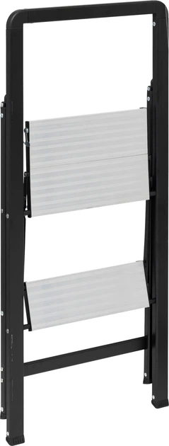 Drabina 5five Simply Smart Easy aluminiowa 2-stopniowa Czarna (4008838217368) - obraz 2