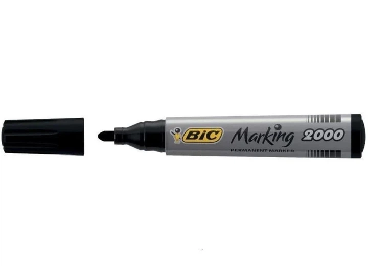 Маркер перманентний BIC 2000 пишучий вузол круглий основа спиртова 1.7 мм. чорний (8209153) - Фото 1 Маркер перманентний BIC 2000 пишучий вузол круглий основа спиртова 1.7 мм. чорний (8209153) - изображение 1