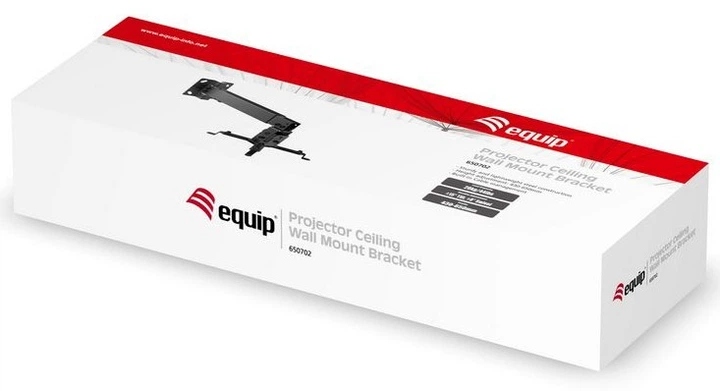 Uchwyt do projektorów Equip 650702 Czarny (4015867197899) - obraz 4