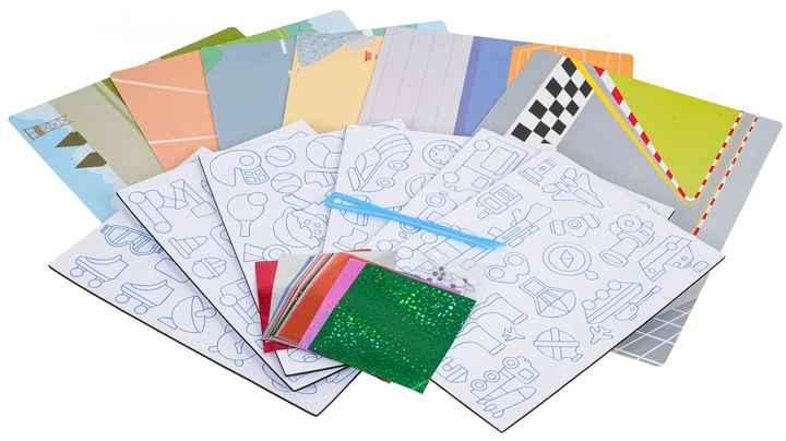 Набір для творчості Аплікація Транспорт + Аксесуари (ZDZ.8210) (5903864989267) - зображення 2