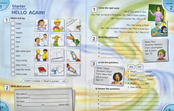 Англійська мова. Робочий зошит для 4 класу "Activity Book" (з аудіосупроводом, мультимедійною програмою та тестами) - Фото 4 Англійська мова. Робочий зошит для 4 класу "Activity Book" (з аудіосупроводом, мультимедійною програмою та тестами) - зображення 4