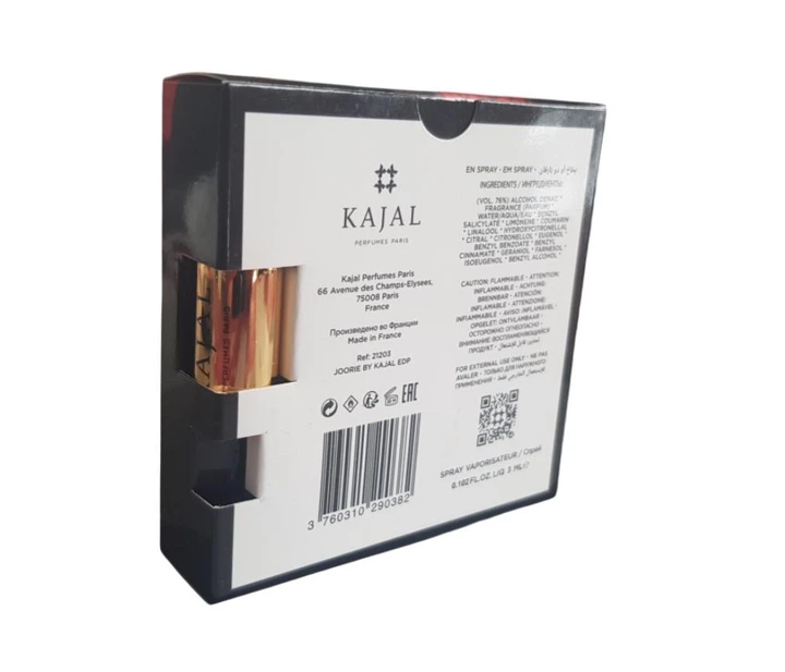 Парфумована вода унісекс Kajal Perfumes Paris Joorie 3 мл vial - зображення 3