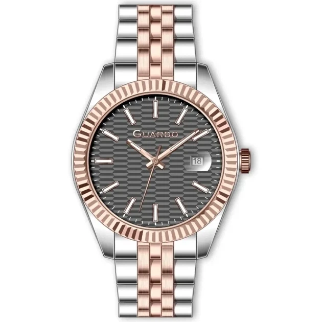 Годинник чоловічий GUARDO Premium 012810-7 - Фото 3 Годинник чоловічий GUARDO Premium 012810-7 - зображення 3