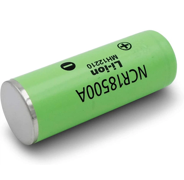 Акумулятор Panasonic NCR18500A 18500 Li-Ion 2040mAh 3.8A 4.2/3.6/2.75V Зелений (2889784286) - изображение 3