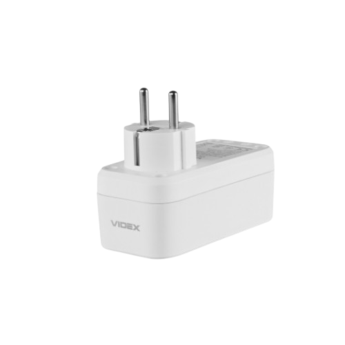 Мережевий адаптер 1 розетка/2USB-A/1Type-C із заземленням білий VF-AD1G2U1C-W Oncord Videx - Фото 3 Мережевий адаптер 1 розетка/2USB-A/1Type-C із заземленням білий VF-AD1G2U1C-W Oncord Videx - изображение 3