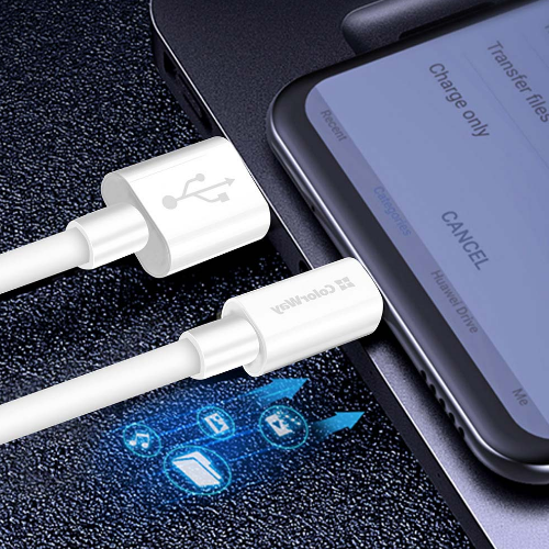 Кабель USB Type-C ColorWay CW-CBUC019-WH 5,0А 1м білий - изображение 6