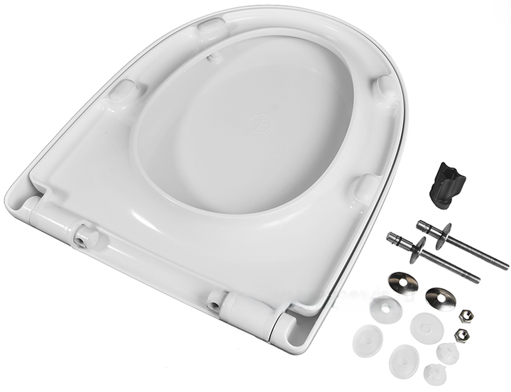 Сиденье с крышкой для унитаза Gustavsberg Nautic Soft Close quick-release white 9M26S101 - изображение 2