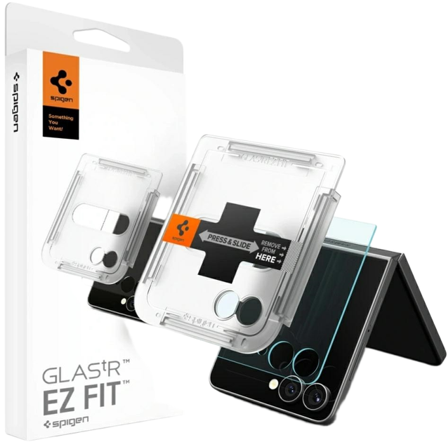 Szkło hartowane Spigen EZ FIT do Samsung Galaxy Flip7 (8800283304206) - obraz 2