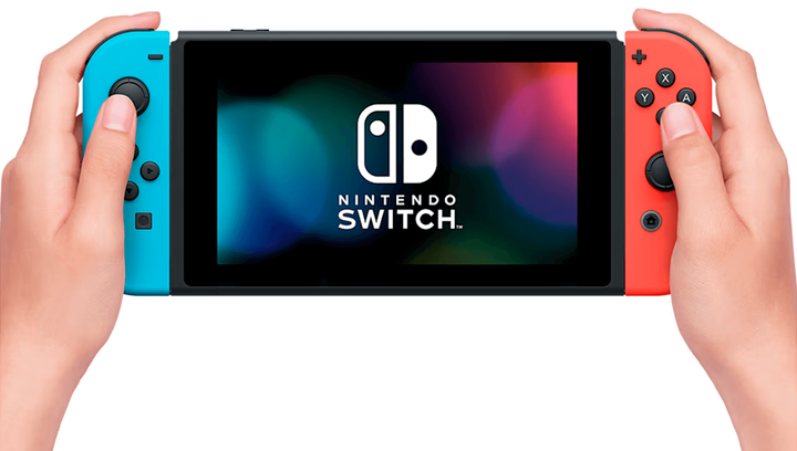 Консоль Nintendo Switch HAC-001(-01) V2 Модифицированная 128GB Blue Red + 5 Встроенных Игр Б/У - изображение 5