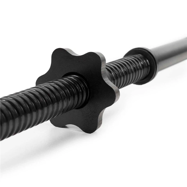 Гриф Actiget прямий різьбовий чорний 180 см штанга та затискачі 25 мм ACT0011 (5908455308144) - зображення 9