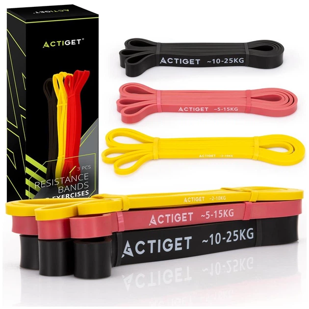 Набір стрічок Actiget для силових вправ 3 шт ACT0047 (5908455308687) - зображення 2