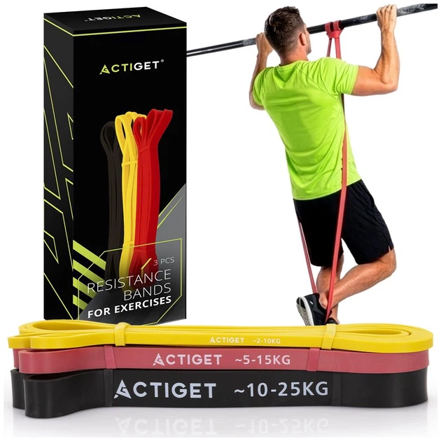 Набір стрічок Actiget для силових вправ 3 шт ACT0047 (5908455308687) - зображення 4