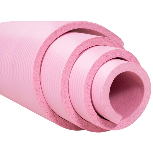 Килимок для вправ Springos Товстий Рожевий YG0040 (5907719408477) - зображення 11