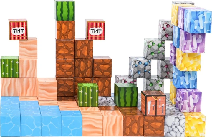 Конструктор магнітний 3D 88 елементів ZKL.CH1318 (5903864973983) - зображення 3