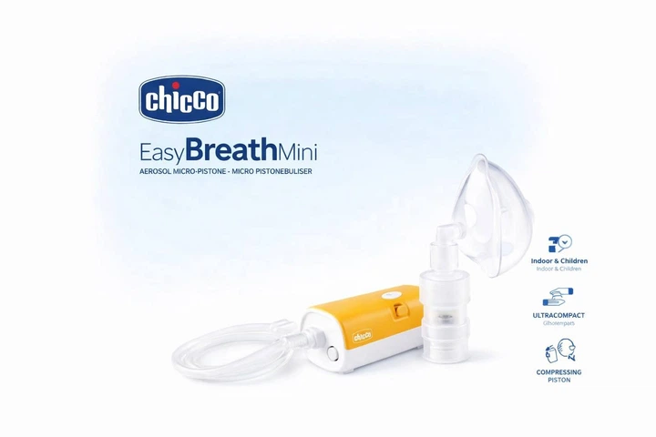Інгалятор (небулайзер) Chicco Easy Breath Mini компресорний для дітей і дорослих - зображення 1