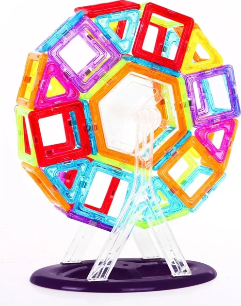 Zestaw klocków magnetycznych 86 elementów ZKL.M086 (5903864909388) - obraz 2