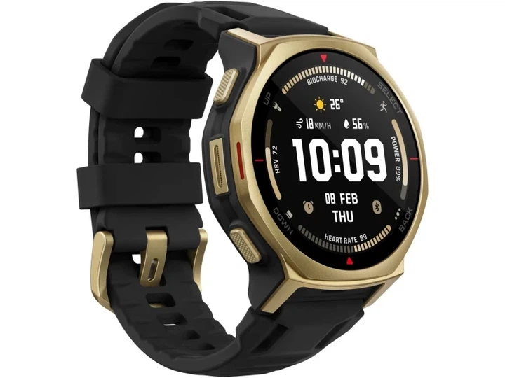 Смарт-годинник Amazfit T-Rex 3 Pro 44mm Black-Gold (W2549GL1N) - изображение 2