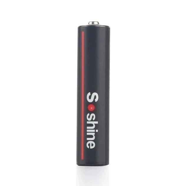 Аккумулятор AAA Soshine 1.5V 400 mAh 600 mWh с Type-C зарядкой / Батарейка аккумуляторная - изображение 4