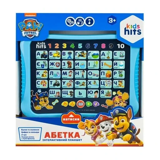 Интерактивный планшет Kids Hits Щенячий Патруль Азбука Nickelodeon - изображение 5
