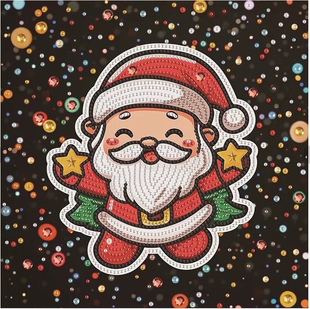 Алмазна мозаїка Милий Санта 25x25 Brushme (DBS52209) - Фото 1 Алмазна мозаїка Милий Санта 25x25 Brushme (DBS52209) - изображение 1