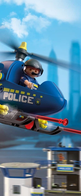 Helikopter Playmobil Police Policyjny z radarem 72080 (4008789720801) - obraz 4