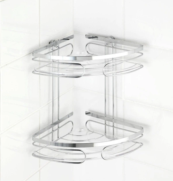 Półka łazienkowa Wenko Premium narożna 2-poziomowa (4008838204122) - obraz 4