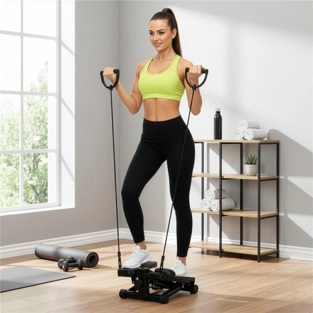 Степер тренувальний  Actiget з еспандерами ACT0173 (5908455310062) - зображення 14