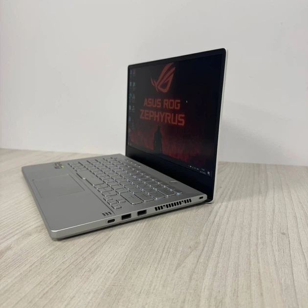 Ігровий ультрабук Б-класу Asus ROG Zephyrus G14 GA401IV / 14" (1920x1080) IPS / AMD Ryzen 9 4900HS (8 (16) ядер по 3,0 - 4,3 ГГц) / 16 ГБ DDR4 / 512 ГБ SSD NVMe / nVidia GeForce RTX 2060 Max-Q, 6 ГБ GDDR6, 192-біт б/в - зображення 7