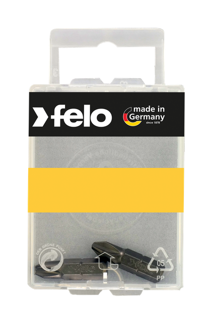 Бита FELO PH2х25 мм; 1/4"; С 6,3; ВОХ (2 шт.) (02202036) - Фото 1 Бита FELO PH2х25 мм; 1/4"; С 6,3; ВОХ (2 шт.) (02202036) - изображение 1