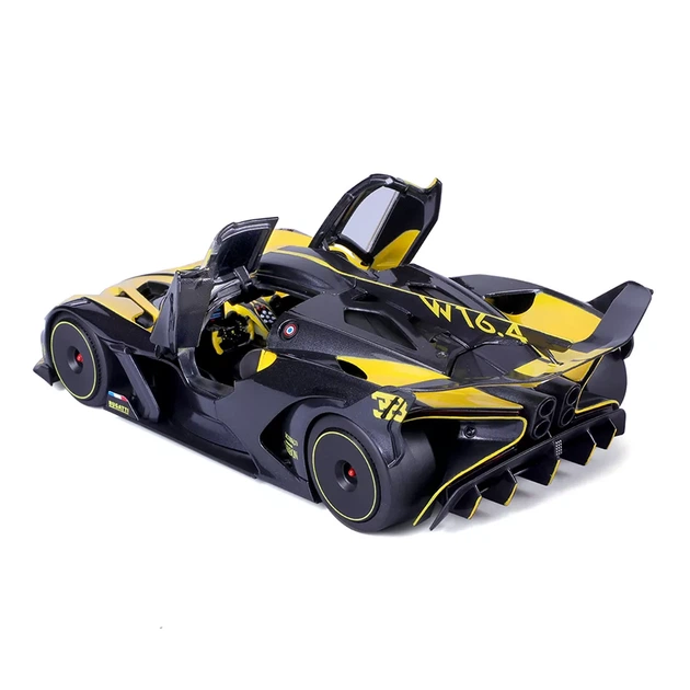 Автомодель Bburago Bugatti Bolide 1:18 чорно-жовта (18-11047 YL) - Фото 3 Автомодель Bburago Bugatti Bolide 1:18 чорно-жовта (18-11047 YL) - зображення 3