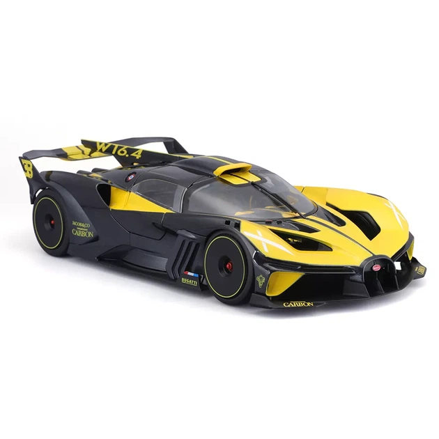 Автомодель Bburago Bugatti Bolide 1:18 чорно-жовта (18-11047 YL) - Фото 6 Автомодель Bburago Bugatti Bolide 1:18 чорно-жовта (18-11047 YL) - зображення 6